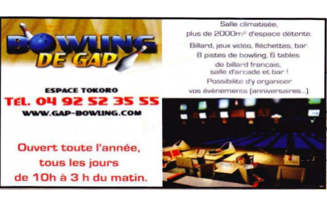 BOWLING DE GAP