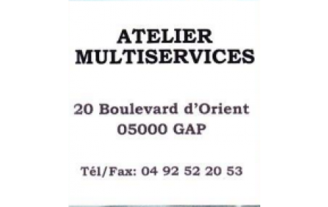 ATELIER MULTI-SERVICES - Cordonnier 